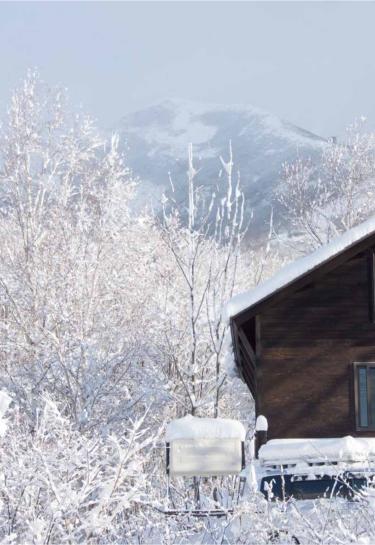 annupuri chalet with niseko annupuri mountain behind (annupurichalet.com)